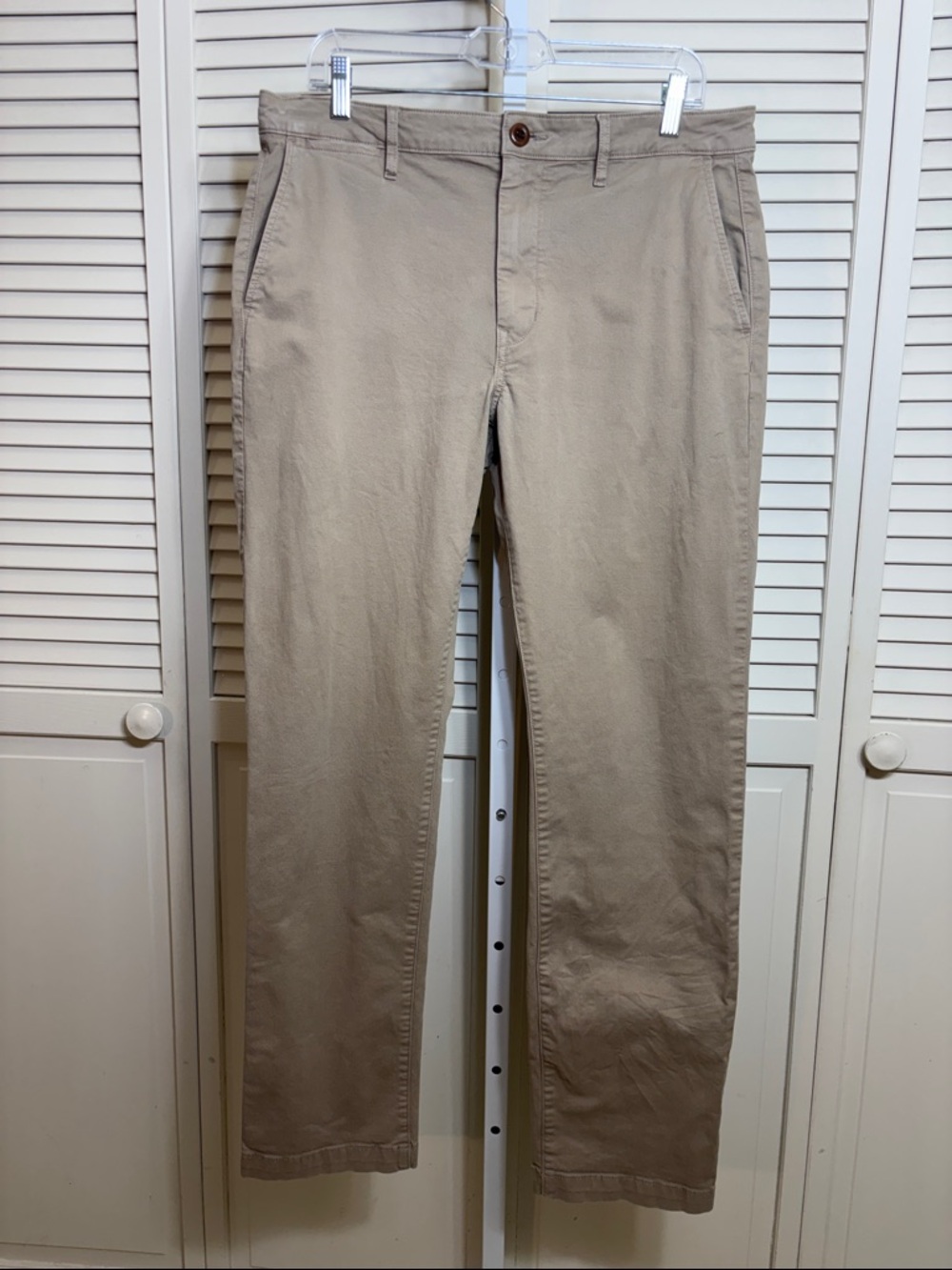 Huckberry Flint & Tinder Men's Classic Straight Khaki Chinos Size 33
